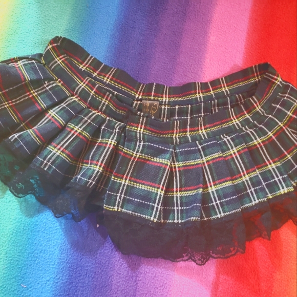 School Girl Mini Skirt Lingerie - Picture 1 of 3